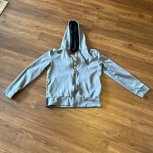 Hugo, Hugo Boss, Size M, Gray and black hoodie